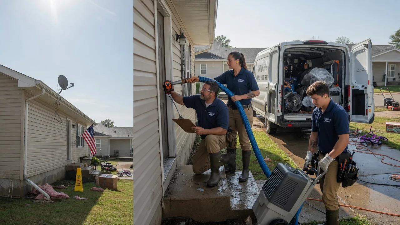 Ceiling Water Damage Restoration in Kennebec, SD near me